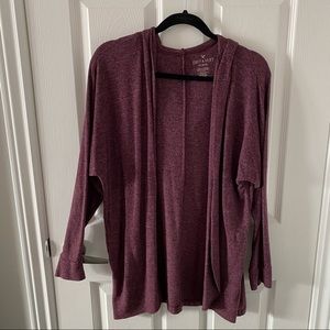 AE Soft and Sexy Plush Hooded Cardigan